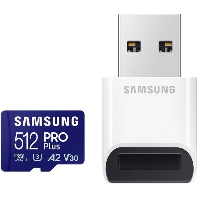 Samsung PRO Plus - 180/130MB/s 512GB +SD adapter