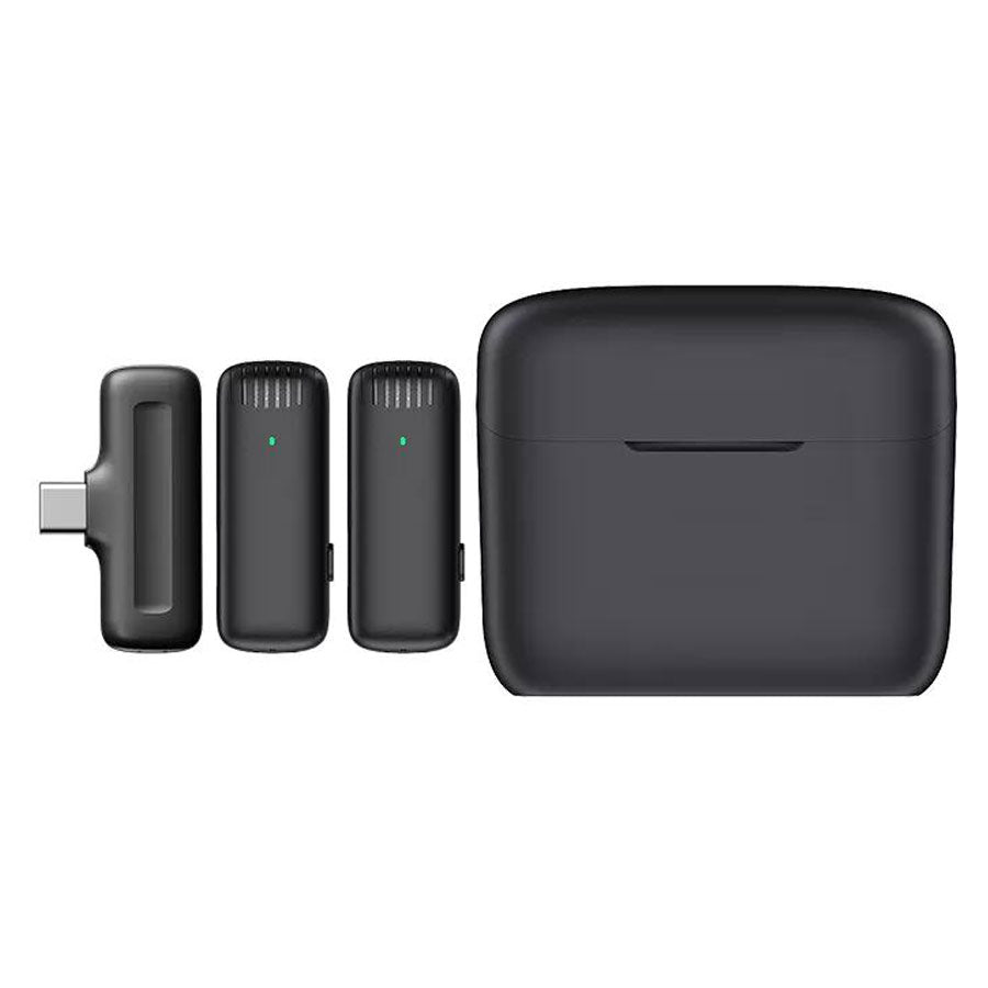 Lippa 2-Pak Trådløs Støjreducerende Mikrofon, USB-C