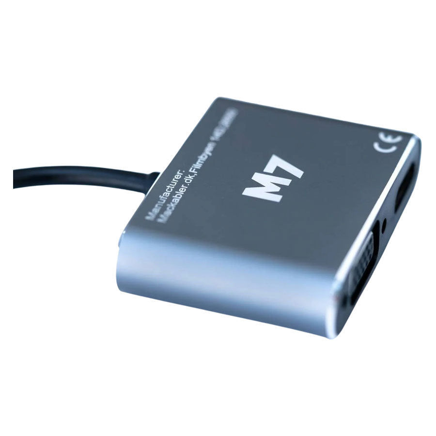 M7 USB-C Multiport Dock m. HDMI, VGA, USB3, USB-C