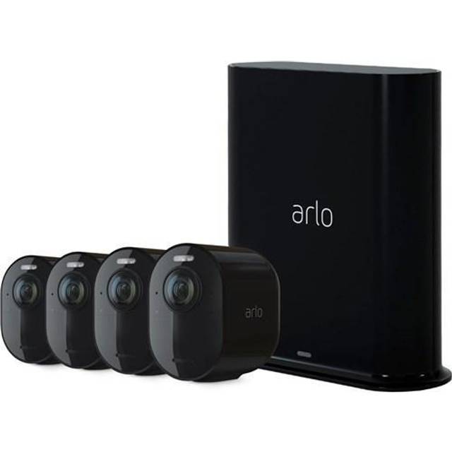 Arlo Ultra 2 Overvågningskamera - 4-pak - Sort