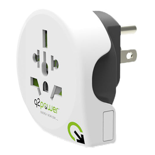 Q2Power World to USA Rejseadapter