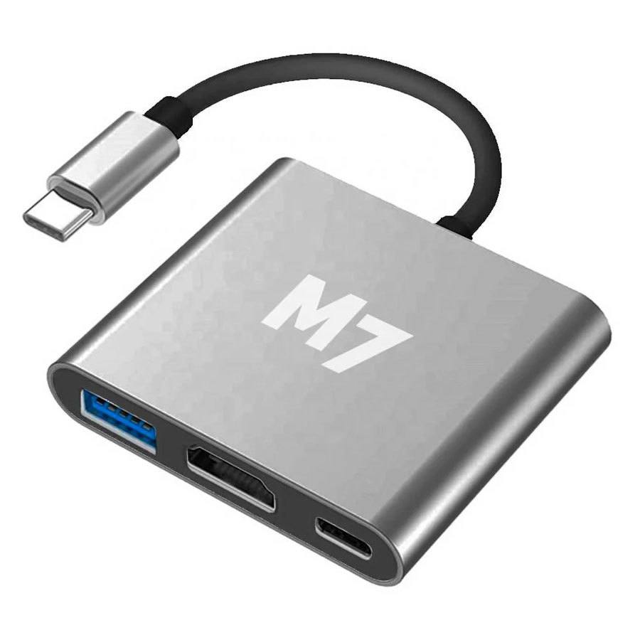M7 USB-C HDMI Dock m. USB, HDMI & USB-C