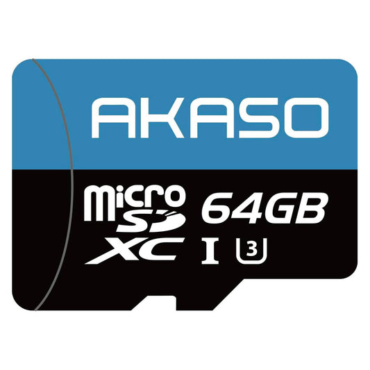 AKASO 64GB Micro-SD kort, 100MB/s, UHS-I C10, U3