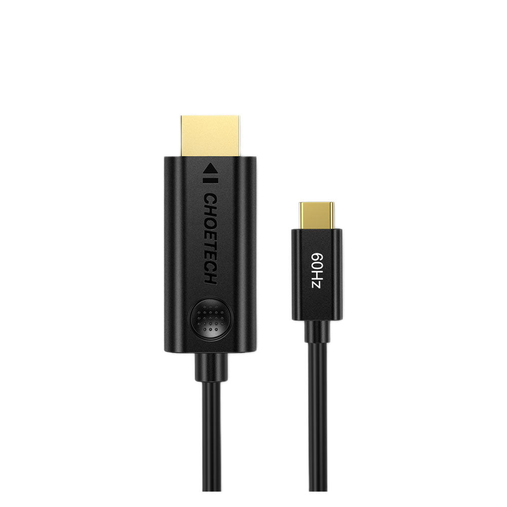 Choetech 1,8m USB-C - HDMI 4K/60Hz Kabel, Sort