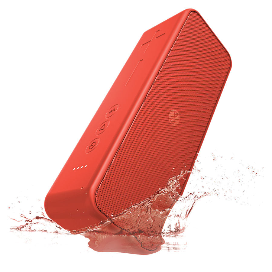 Forever Blix 10 10W Vandtæt Bluetooth Højtaler, Rød